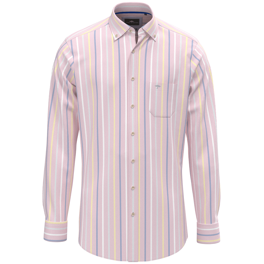 Fynch Hatton Summer Oxford Stripe Shirt